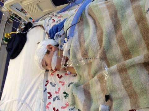 Reagan in the hospital